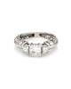 1.00ct VS2, H GIA Certified Princess Cut Diamond Engagement Ring in Platinum